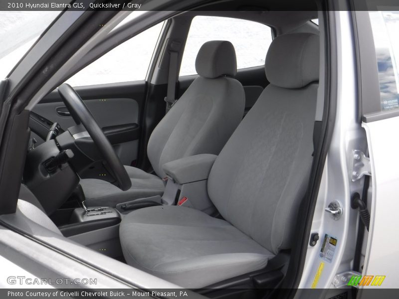 Quicksilver / Gray 2010 Hyundai Elantra GLS