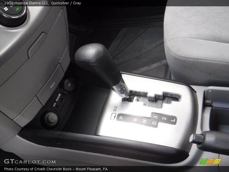 Quicksilver / Gray 2010 Hyundai Elantra GLS