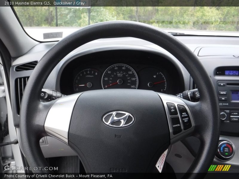Quicksilver / Gray 2010 Hyundai Elantra GLS