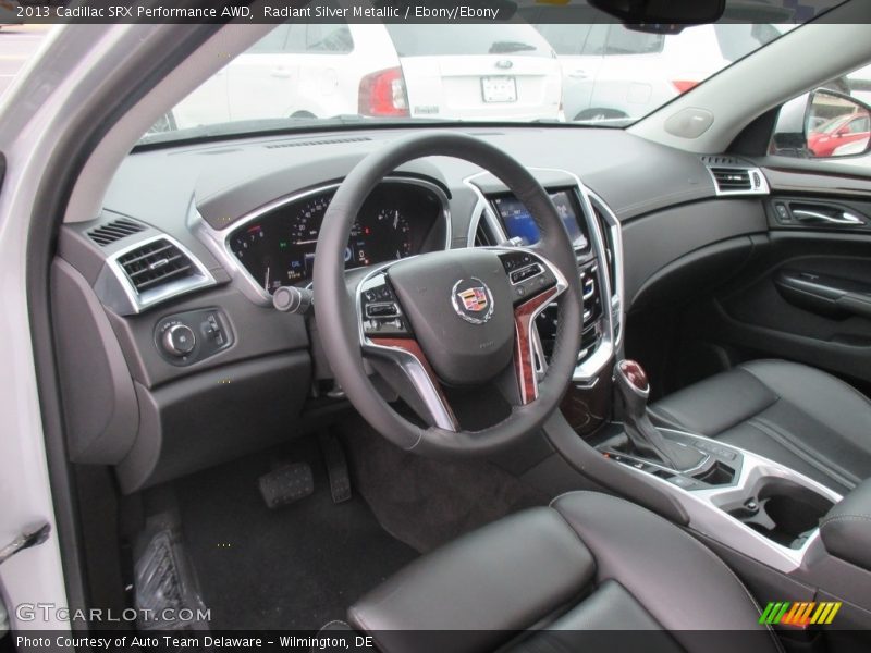 Radiant Silver Metallic / Ebony/Ebony 2013 Cadillac SRX Performance AWD