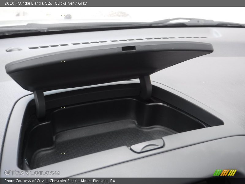 Quicksilver / Gray 2010 Hyundai Elantra GLS