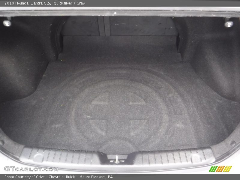 Quicksilver / Gray 2010 Hyundai Elantra GLS