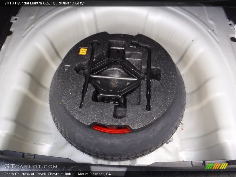Quicksilver / Gray 2010 Hyundai Elantra GLS