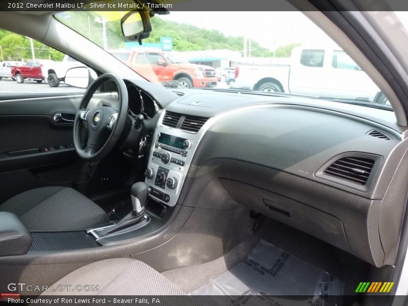 Silver Ice Metallic / Titanium 2012 Chevrolet Malibu LT