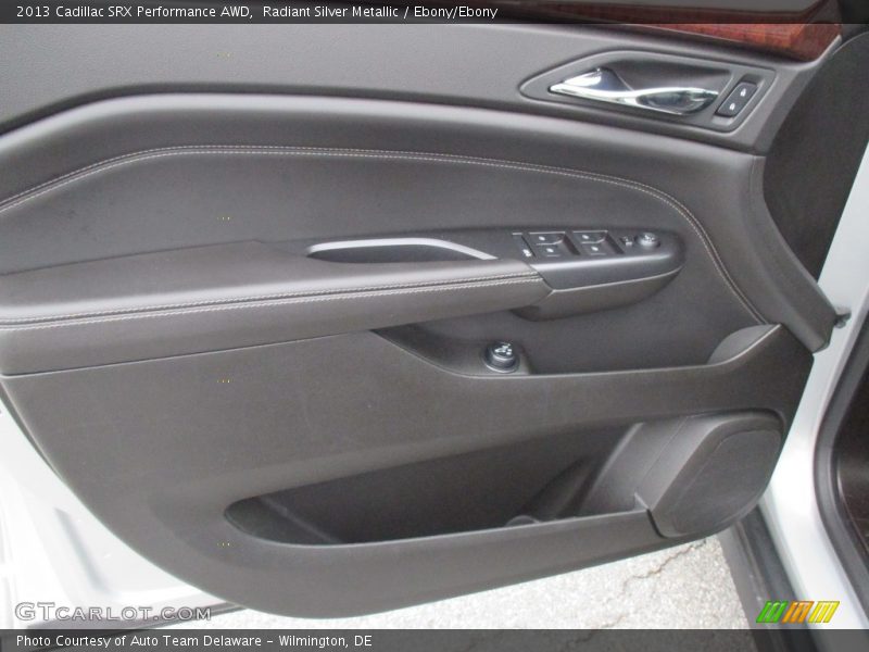 Radiant Silver Metallic / Ebony/Ebony 2013 Cadillac SRX Performance AWD