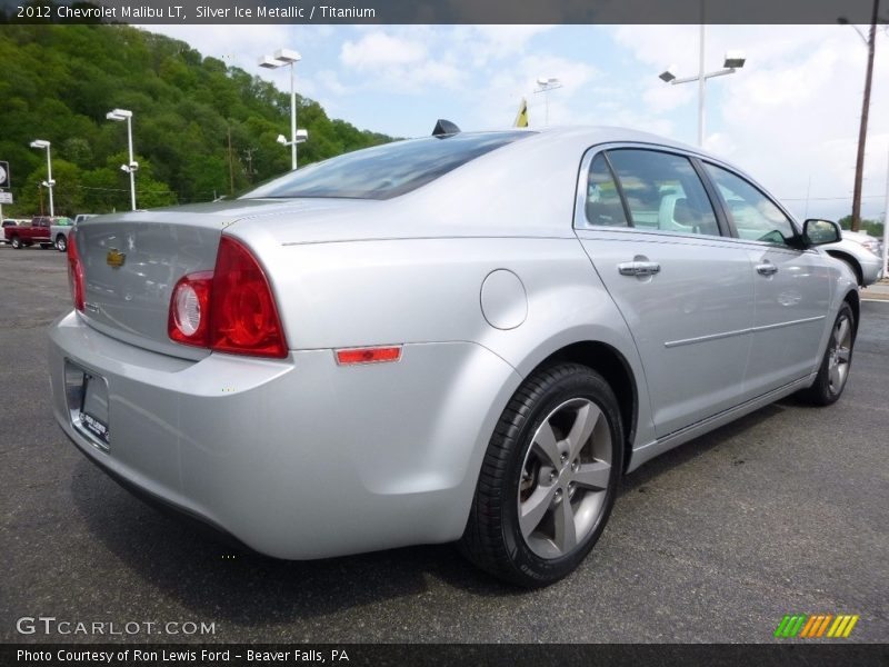 Silver Ice Metallic / Titanium 2012 Chevrolet Malibu LT