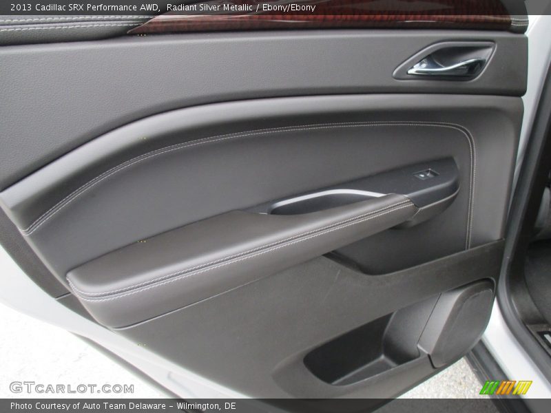 Radiant Silver Metallic / Ebony/Ebony 2013 Cadillac SRX Performance AWD