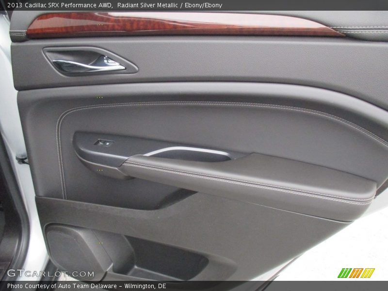 Radiant Silver Metallic / Ebony/Ebony 2013 Cadillac SRX Performance AWD