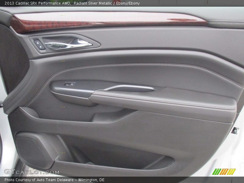 Radiant Silver Metallic / Ebony/Ebony 2013 Cadillac SRX Performance AWD