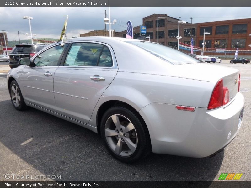 Silver Ice Metallic / Titanium 2012 Chevrolet Malibu LT
