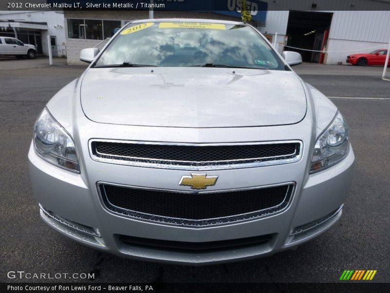 Silver Ice Metallic / Titanium 2012 Chevrolet Malibu LT