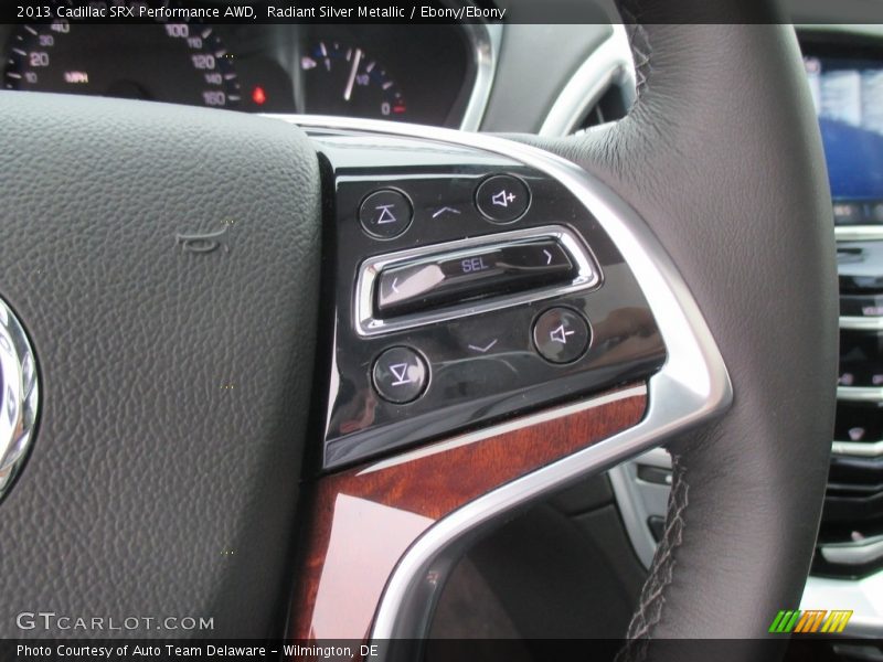 Radiant Silver Metallic / Ebony/Ebony 2013 Cadillac SRX Performance AWD