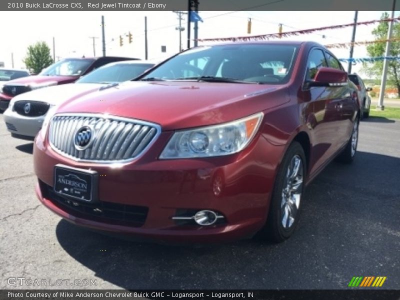 Red Jewel Tintcoat / Ebony 2010 Buick LaCrosse CXS