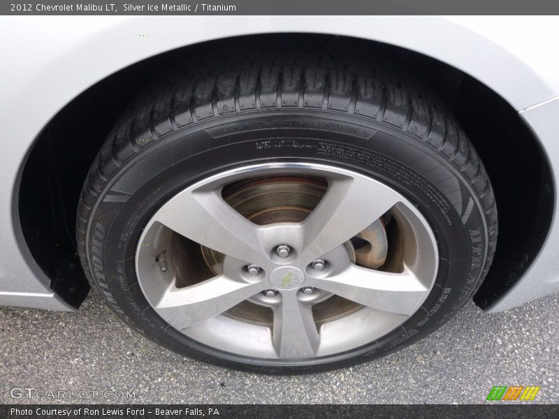 Silver Ice Metallic / Titanium 2012 Chevrolet Malibu LT