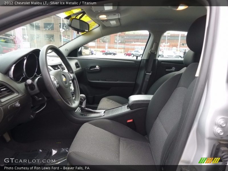 Silver Ice Metallic / Titanium 2012 Chevrolet Malibu LT