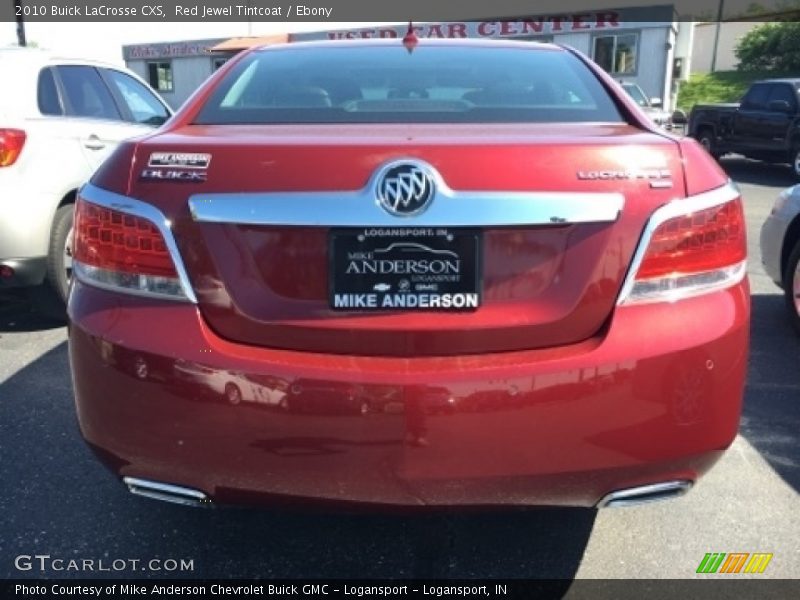 Red Jewel Tintcoat / Ebony 2010 Buick LaCrosse CXS