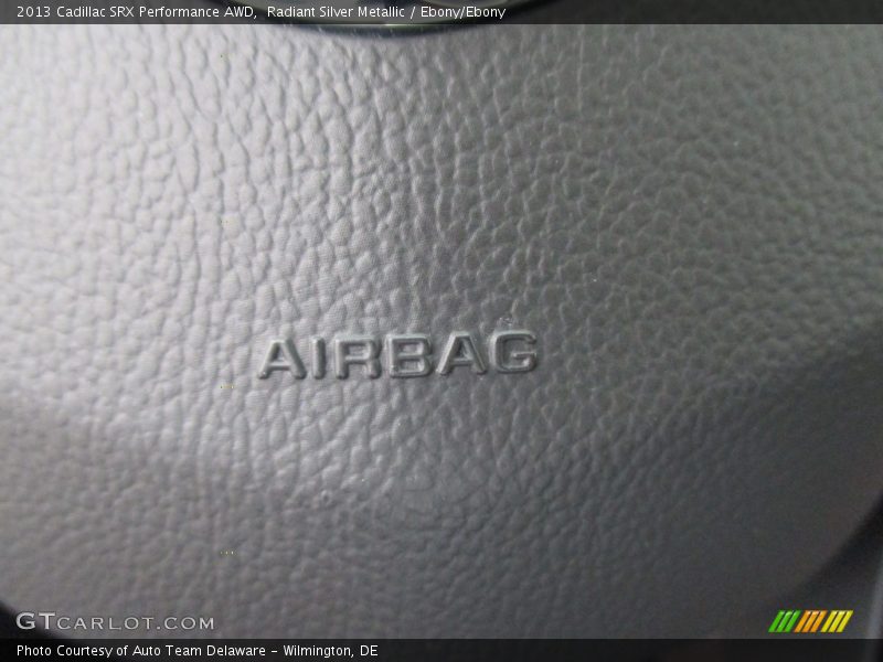 Radiant Silver Metallic / Ebony/Ebony 2013 Cadillac SRX Performance AWD