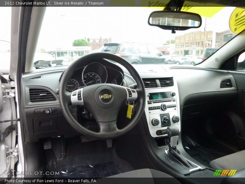 Silver Ice Metallic / Titanium 2012 Chevrolet Malibu LT