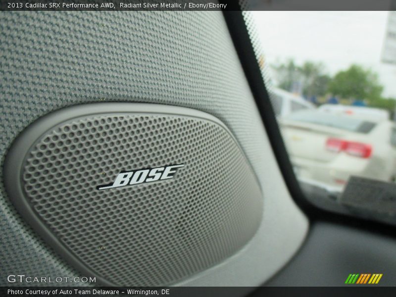 Radiant Silver Metallic / Ebony/Ebony 2013 Cadillac SRX Performance AWD