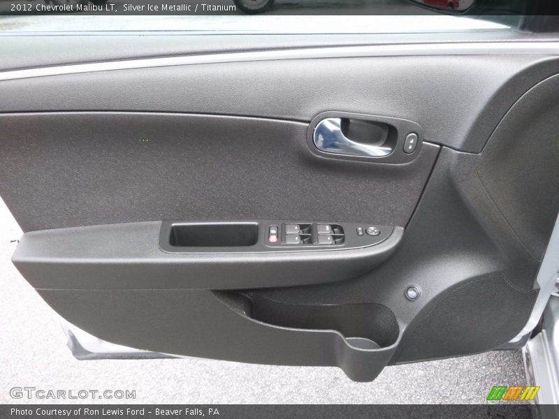 Silver Ice Metallic / Titanium 2012 Chevrolet Malibu LT