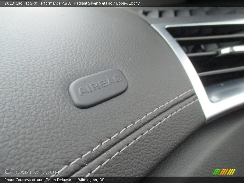 Radiant Silver Metallic / Ebony/Ebony 2013 Cadillac SRX Performance AWD