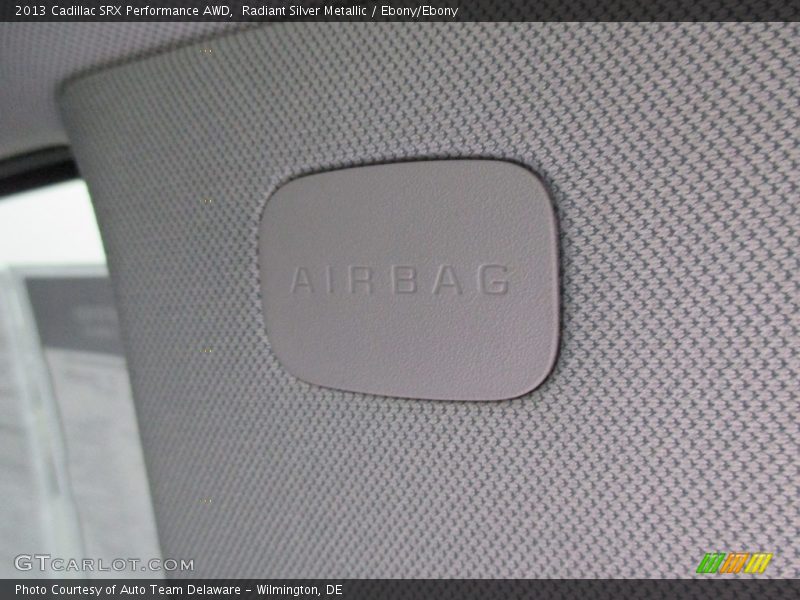 Radiant Silver Metallic / Ebony/Ebony 2013 Cadillac SRX Performance AWD