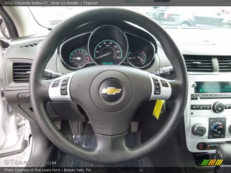 Silver Ice Metallic / Titanium 2012 Chevrolet Malibu LT