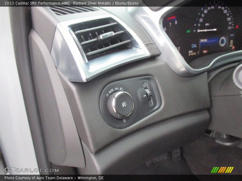 Radiant Silver Metallic / Ebony/Ebony 2013 Cadillac SRX Performance AWD