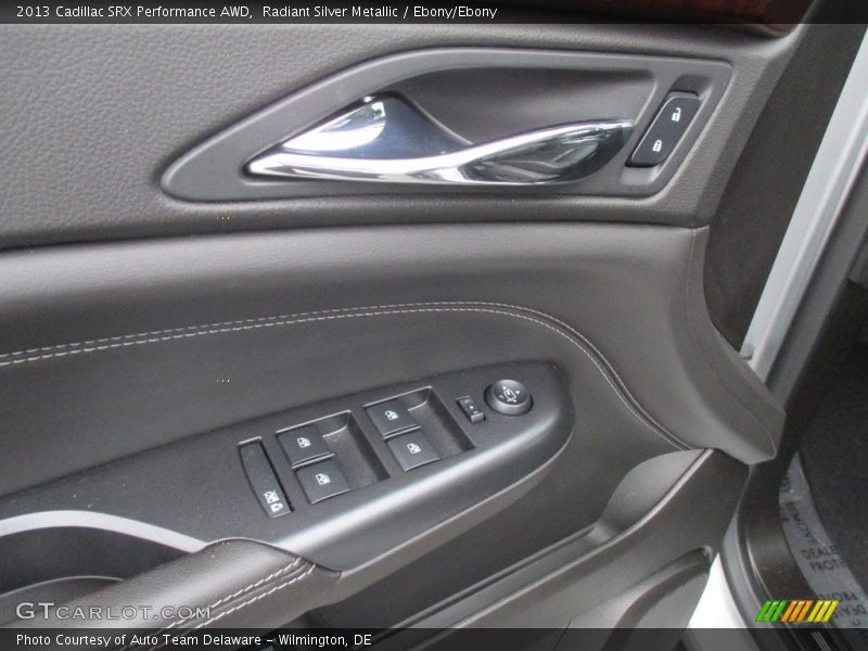 Radiant Silver Metallic / Ebony/Ebony 2013 Cadillac SRX Performance AWD