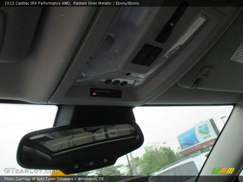 Radiant Silver Metallic / Ebony/Ebony 2013 Cadillac SRX Performance AWD