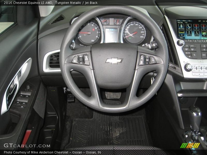 Tungsten Metallic / Jet Black 2016 Chevrolet Equinox LS AWD