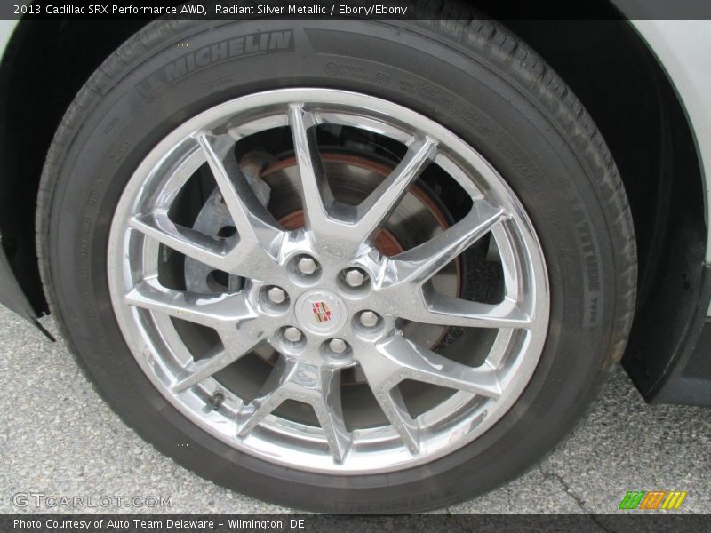 Radiant Silver Metallic / Ebony/Ebony 2013 Cadillac SRX Performance AWD