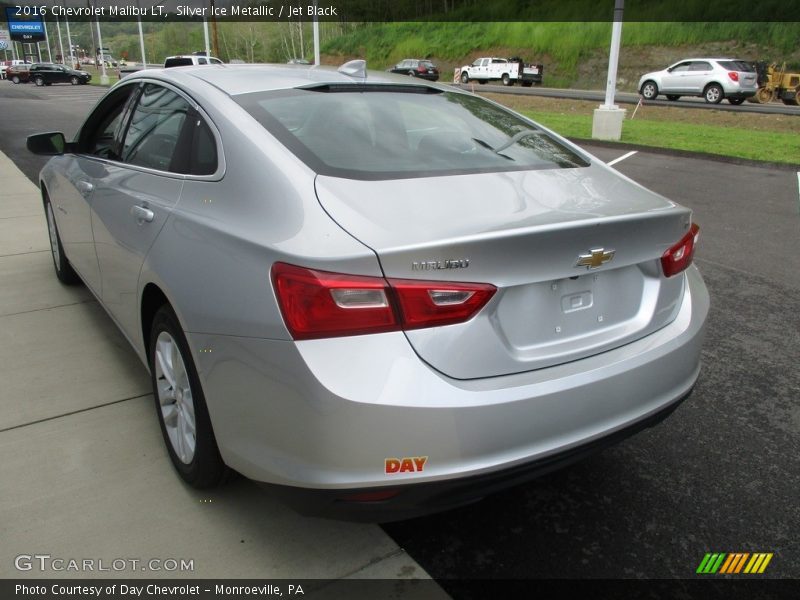 Silver Ice Metallic / Jet Black 2016 Chevrolet Malibu LT