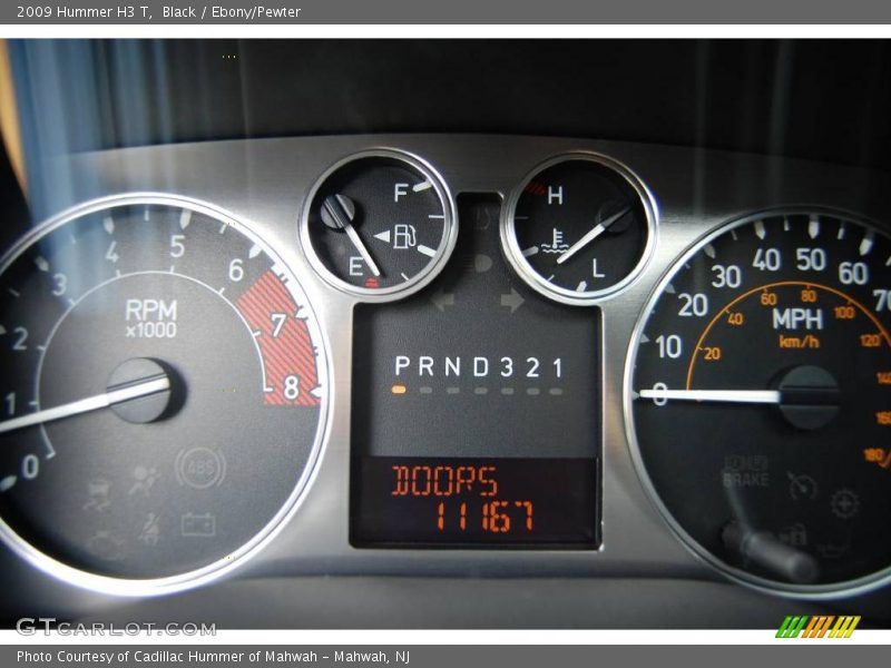 Black / Ebony/Pewter 2009 Hummer H3 T