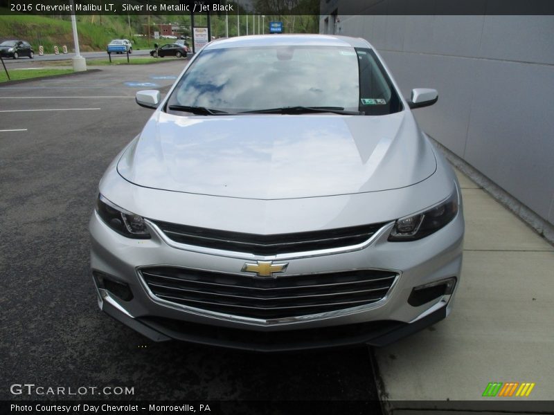Silver Ice Metallic / Jet Black 2016 Chevrolet Malibu LT