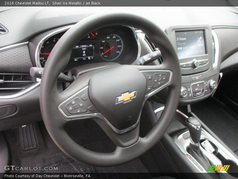 Silver Ice Metallic / Jet Black 2016 Chevrolet Malibu LT
