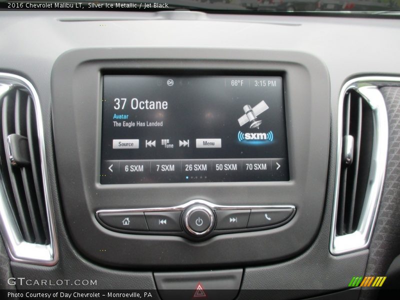 Silver Ice Metallic / Jet Black 2016 Chevrolet Malibu LT