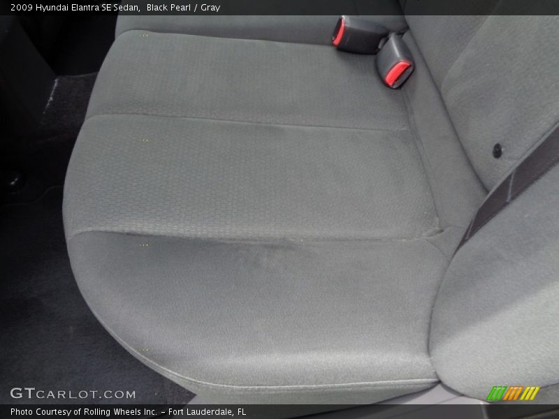 Black Pearl / Gray 2009 Hyundai Elantra SE Sedan