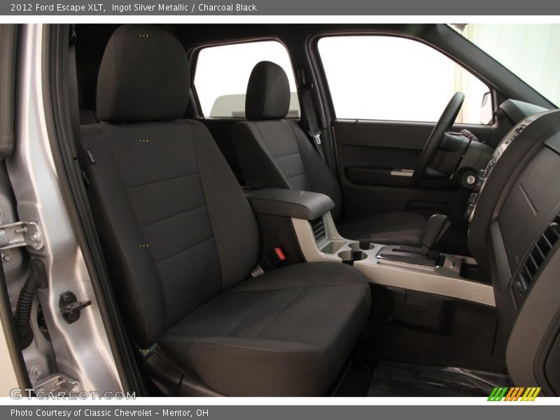 Ingot Silver Metallic / Charcoal Black 2012 Ford Escape XLT