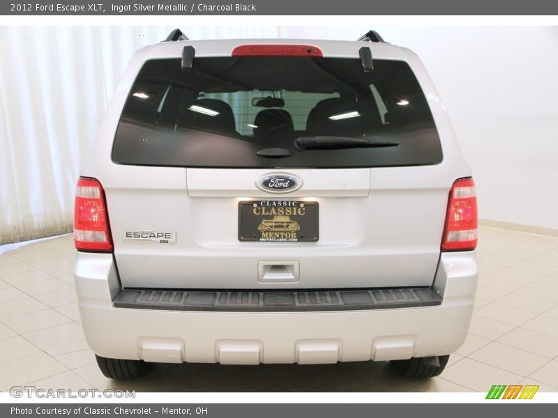 Ingot Silver Metallic / Charcoal Black 2012 Ford Escape XLT