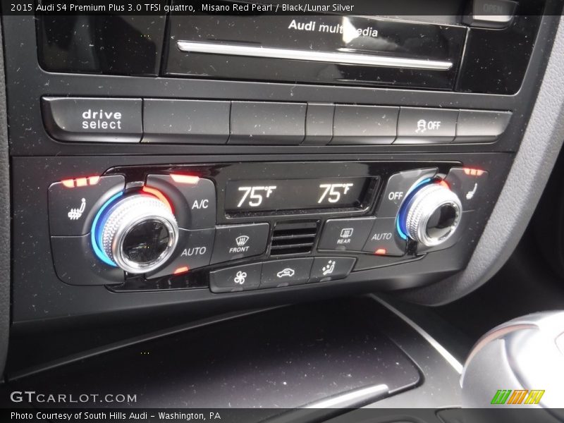 Misano Red Pearl / Black/Lunar Silver 2015 Audi S4 Premium Plus 3.0 TFSI quattro