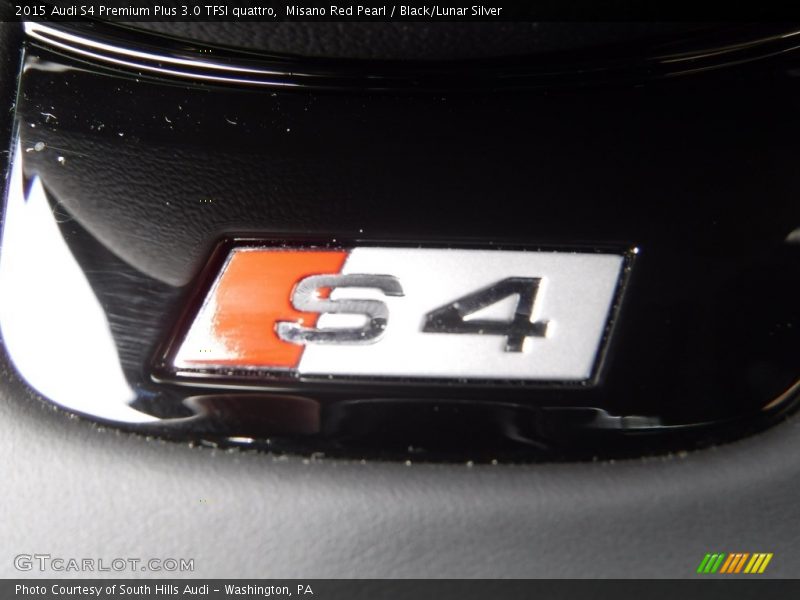 Misano Red Pearl / Black/Lunar Silver 2015 Audi S4 Premium Plus 3.0 TFSI quattro