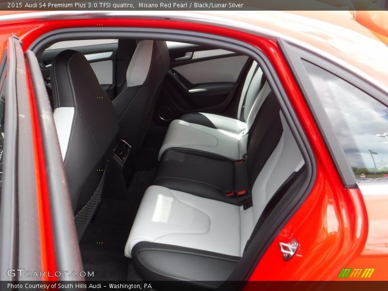 Misano Red Pearl / Black/Lunar Silver 2015 Audi S4 Premium Plus 3.0 TFSI quattro