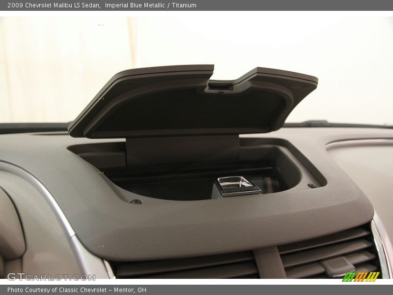 Imperial Blue Metallic / Titanium 2009 Chevrolet Malibu LS Sedan