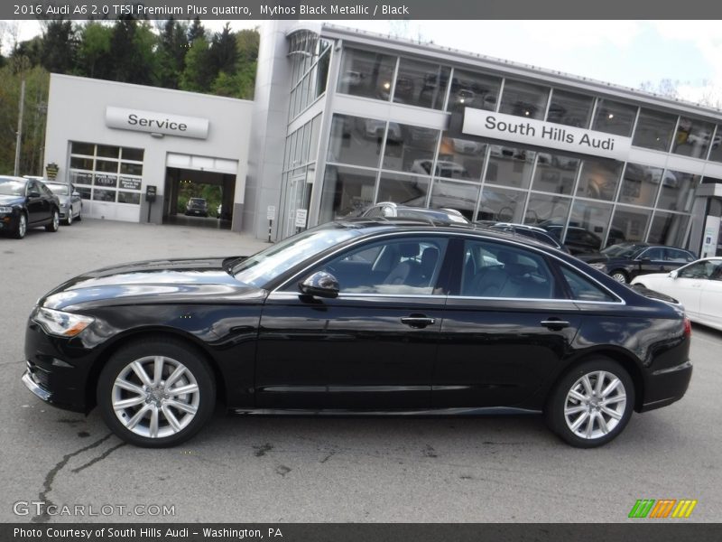 Mythos Black Metallic / Black 2016 Audi A6 2.0 TFSI Premium Plus quattro