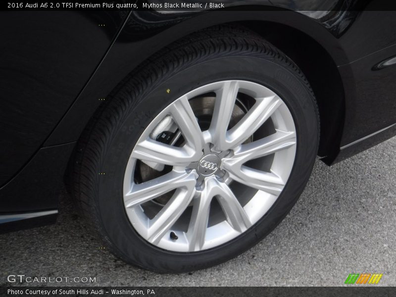 Mythos Black Metallic / Black 2016 Audi A6 2.0 TFSI Premium Plus quattro