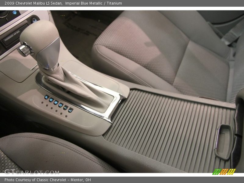 Imperial Blue Metallic / Titanium 2009 Chevrolet Malibu LS Sedan