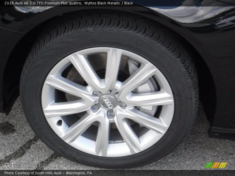 Mythos Black Metallic / Black 2016 Audi A6 2.0 TFSI Premium Plus quattro