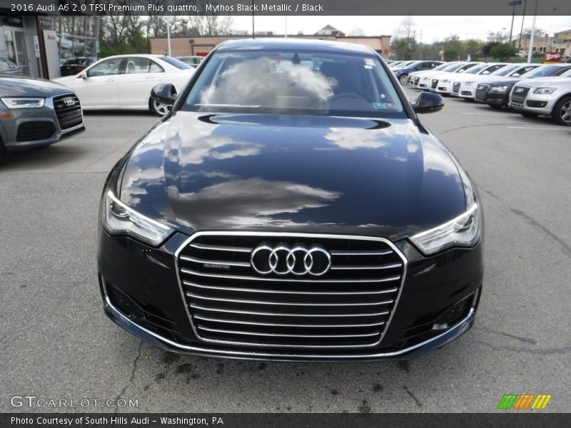 Mythos Black Metallic / Black 2016 Audi A6 2.0 TFSI Premium Plus quattro