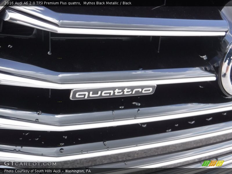 Mythos Black Metallic / Black 2016 Audi A6 2.0 TFSI Premium Plus quattro